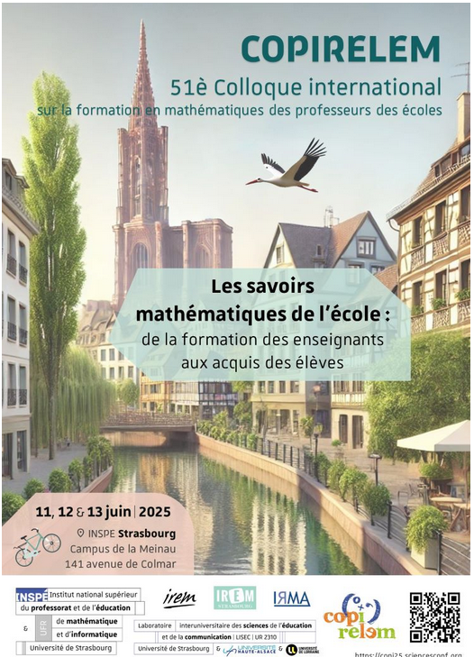 affiche 51è Colloque internationale 11 - 13 juin 2025